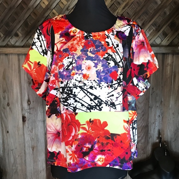 🦋 Floral Multicolored Top - Picture 1 of 10